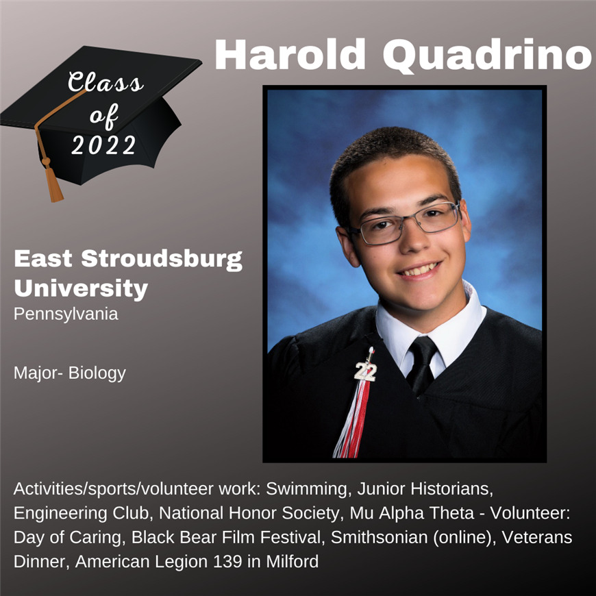 Top 25 Grad, Harold Quadrino
